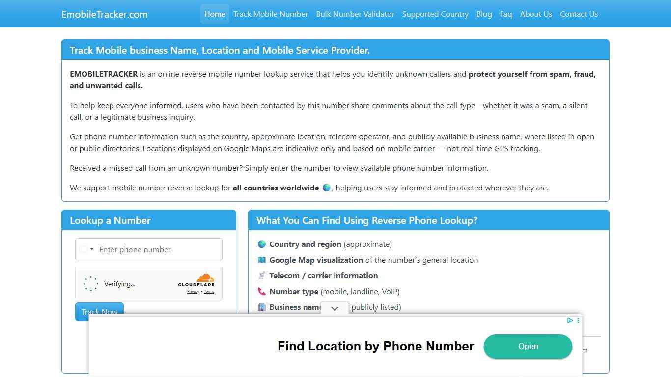 Mobile Number Tracker Find Owner Name and Location on Google Map.